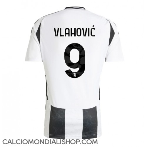 Maglie da calcio Juventus Dusan Vlahovic #9 Prima Maglia 2024-25 Manica Corta